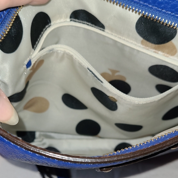 Kate Spade Grove Court Cora Vibrant Blue Crossbody Bag With FREE BAG CHARM - Picture 4 of 7